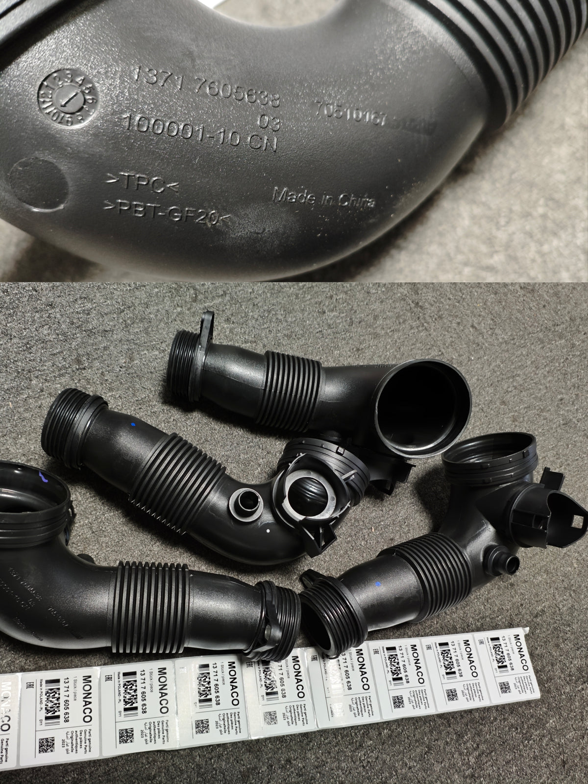 BMW Intake Pipe 13717605638=13717605045