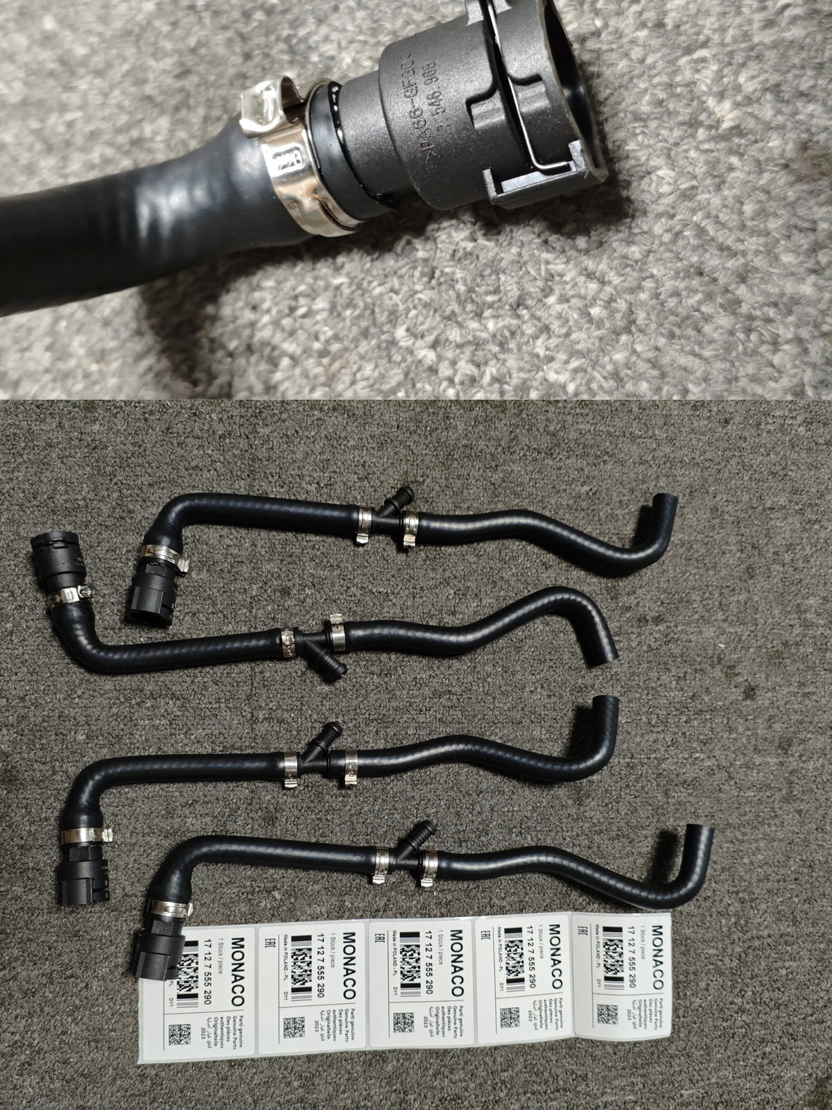 BMW  Radiator Hose 17127555290