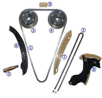 MERCEDES-BENZ Timing Chain Kit  A0009932176 A0009932076 A2710500611 A2710300963 A2710521016 A2710521116 A2710520416