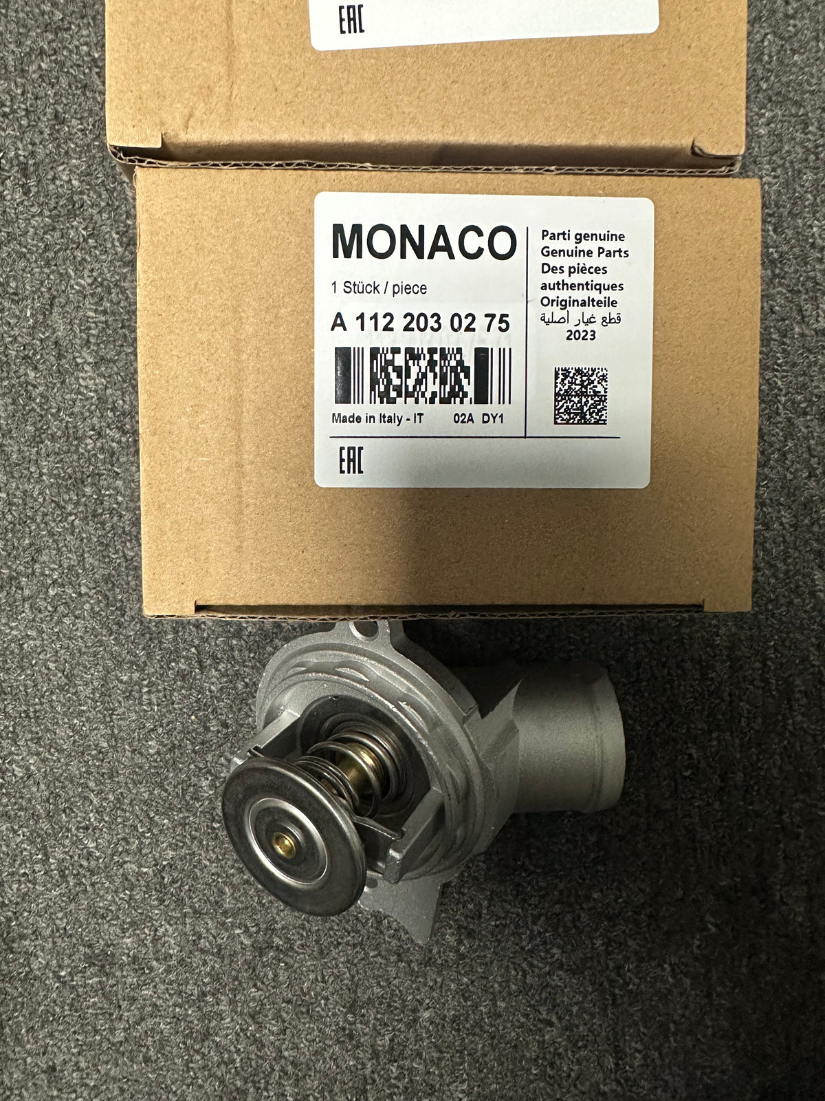 MERCEDES-BENZ Thermostat A1122030275=A1122030015=A1122000015